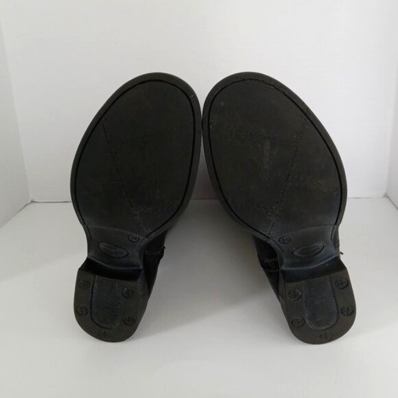 ERIC MICHAEL Montana Black Leather Knee High Boot Womens Size 7 - Picture 15 of 15